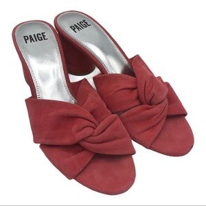 Paige Francesca Slide Sandal Pink Twist